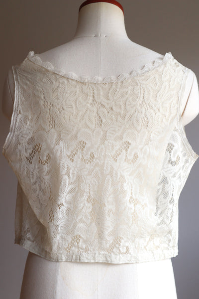 1910s Edwardian Lace Camisole