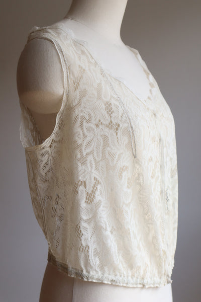 1910s Edwardian Lace Camisole