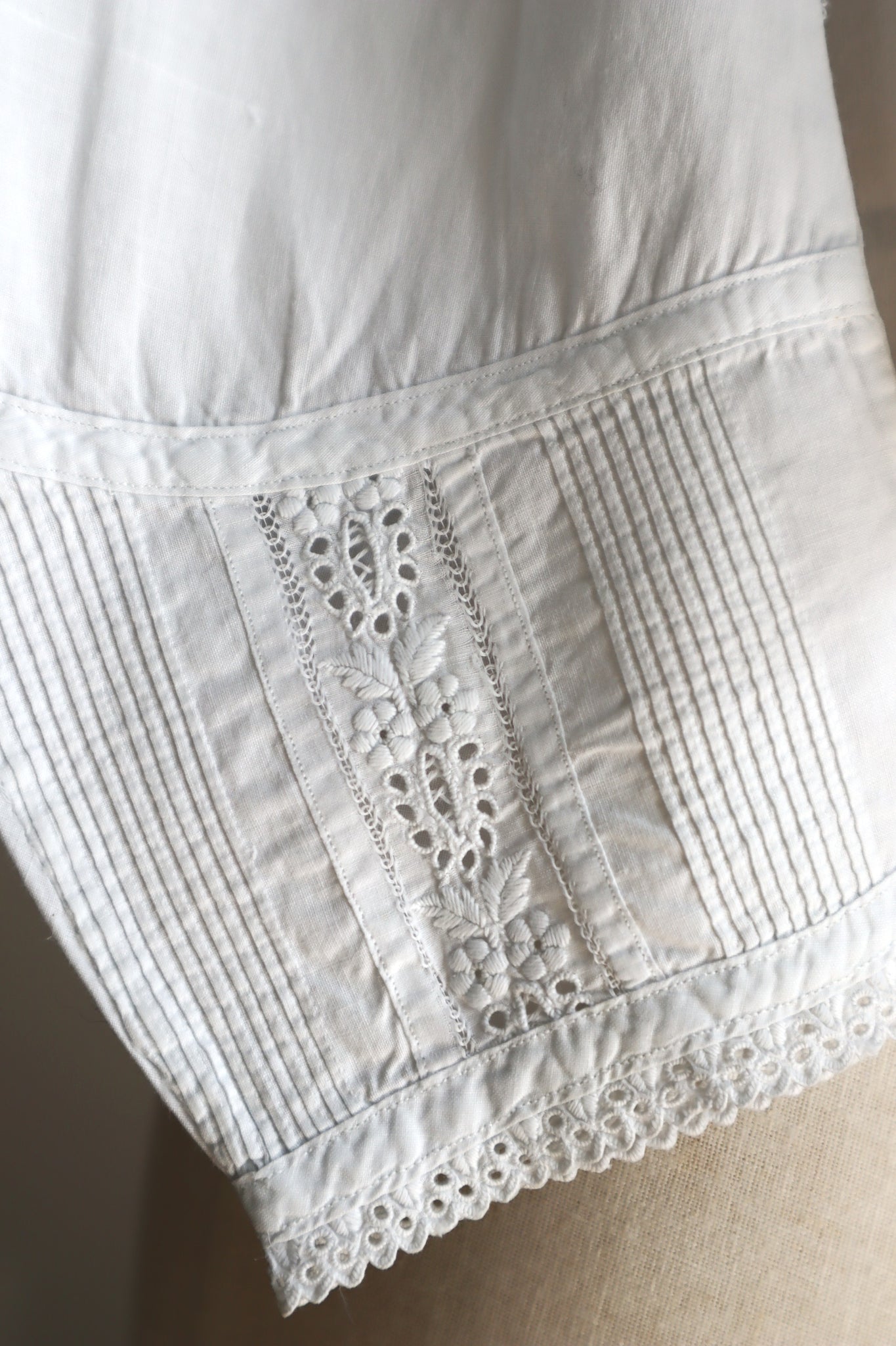 1900s French Hand Sewn Blouse