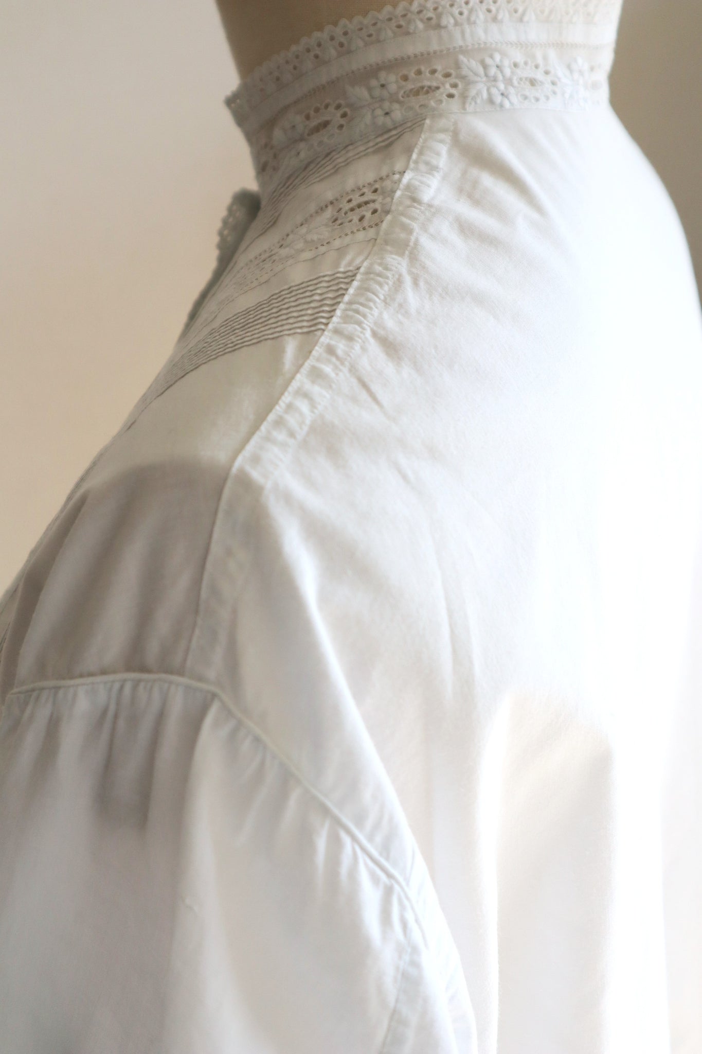 1900s French Hand Sewn Blouse