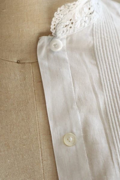 1900s French Hand Sewn Blouse