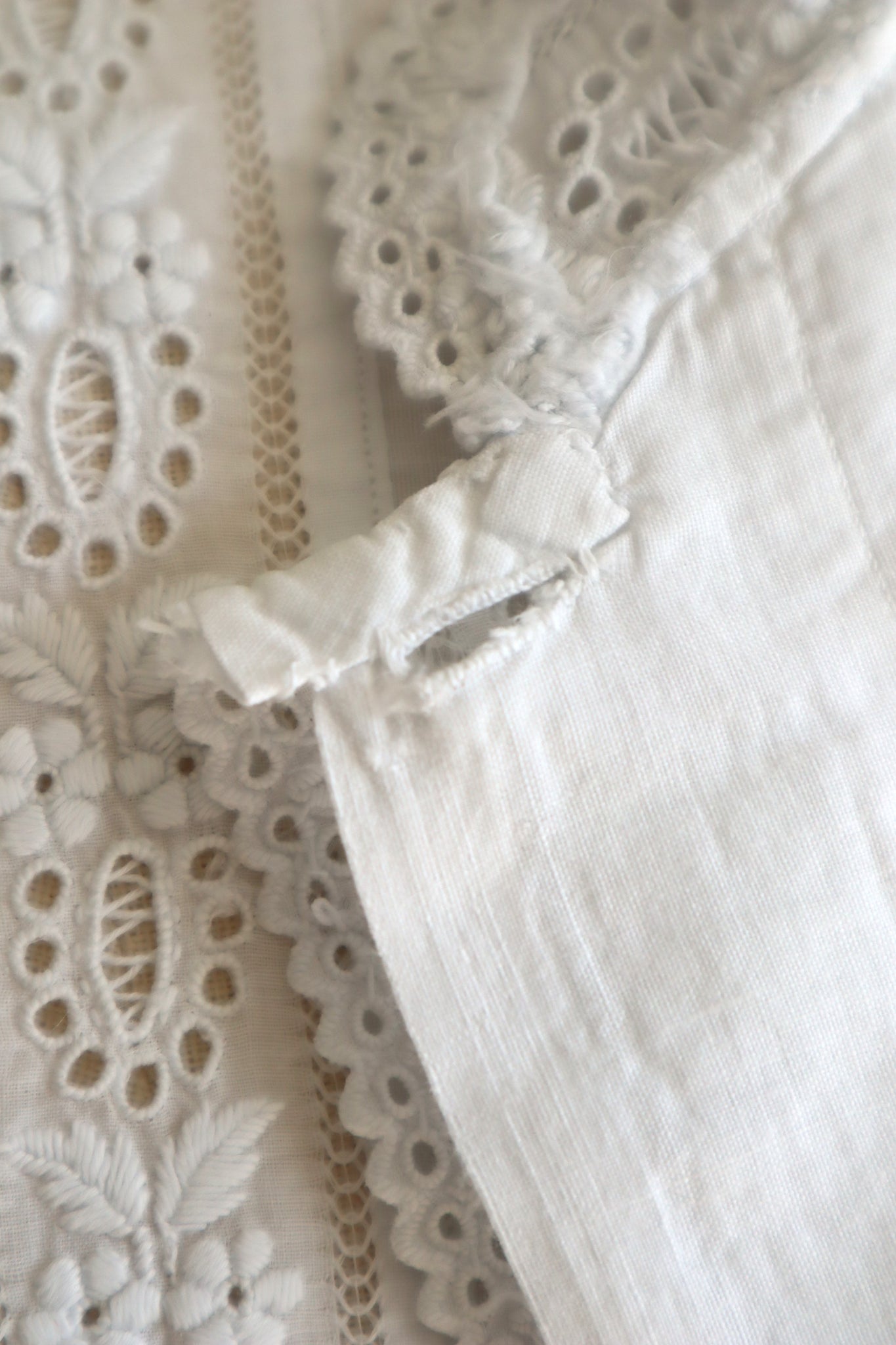 1900s French Hand Sewn Blouse