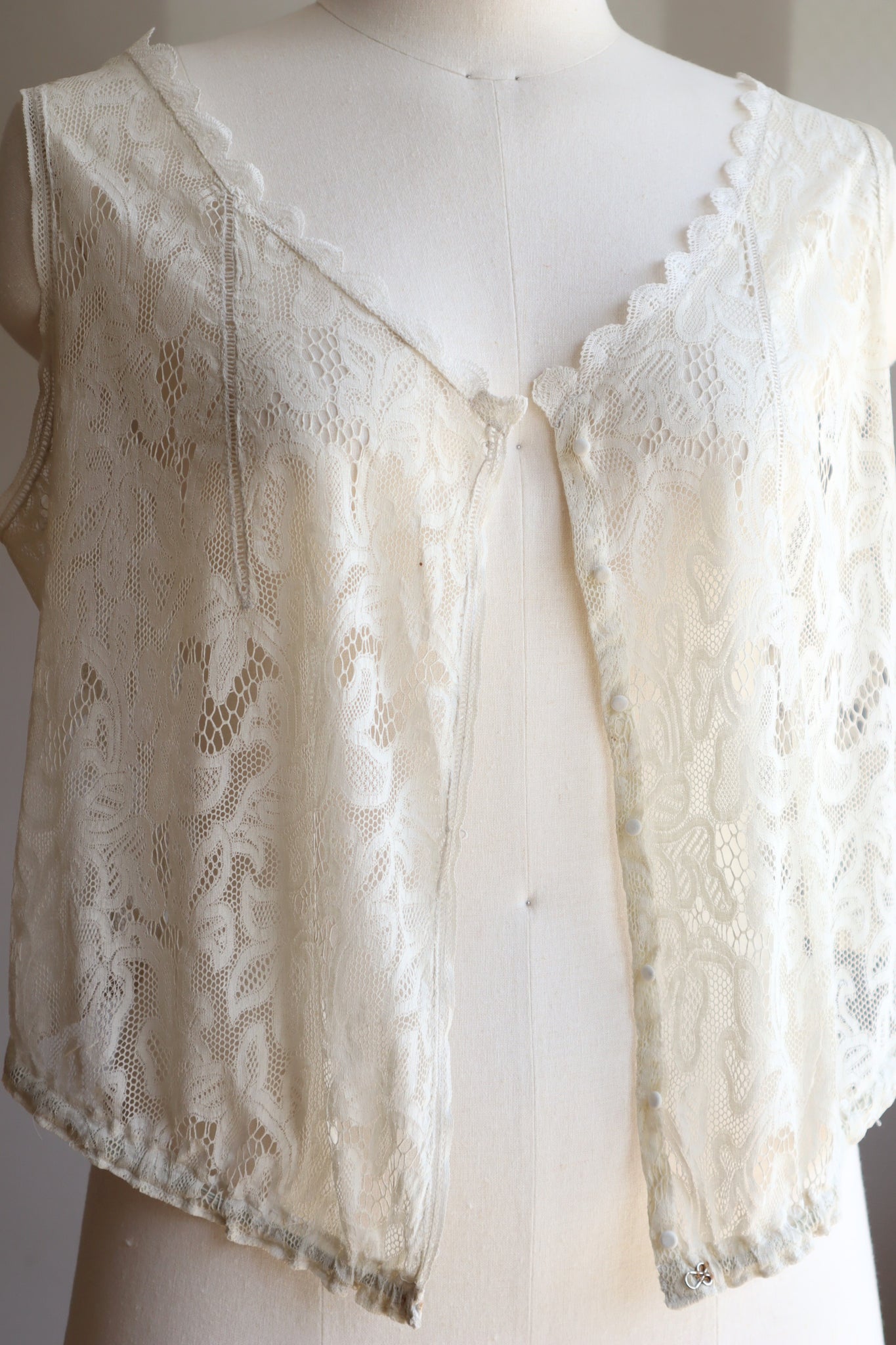 1910s Edwardian Lace Camisole