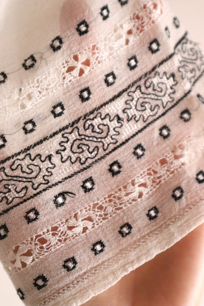 1930s Romanian Folk Embroidered Blouse