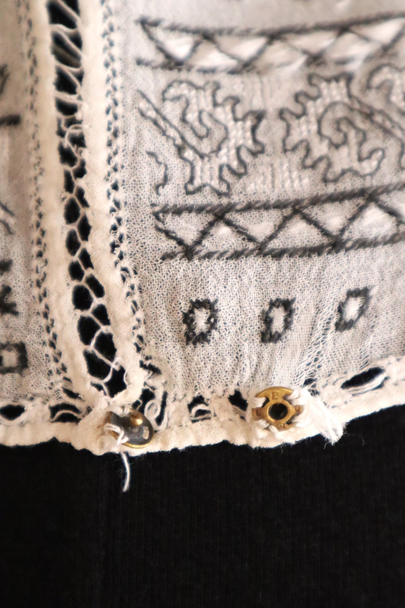 1930s Romanian Folk Embroidered Blouse
