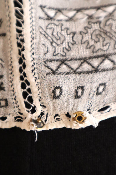 1930s Romanian Folk Embroidered Blouse