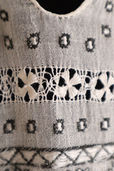 1930s Romanian Folk Embroidered Blouse