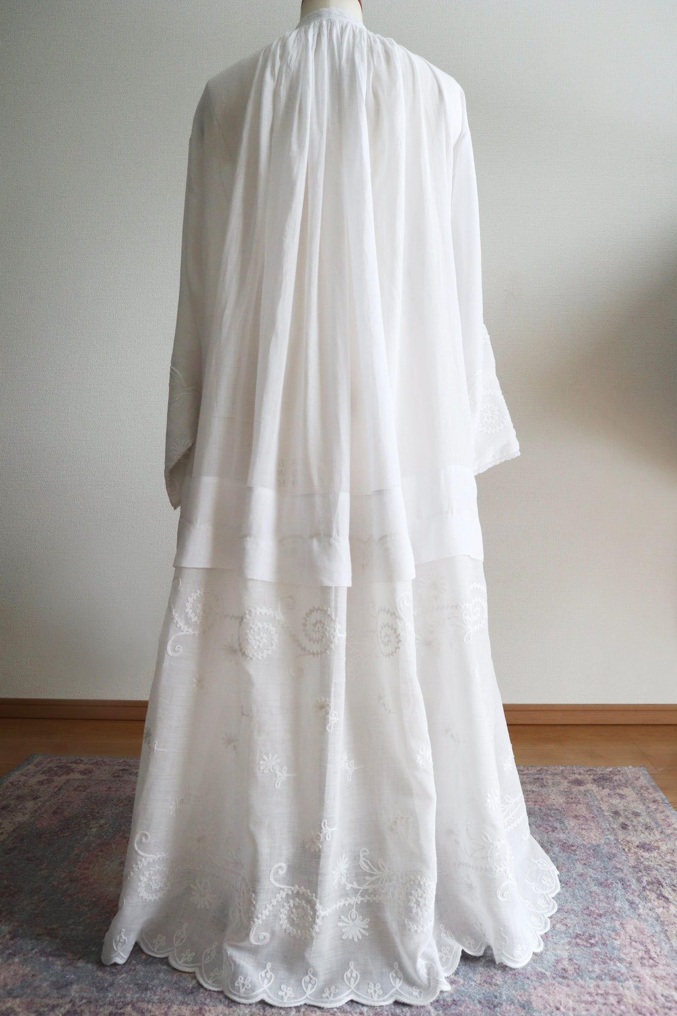 1900s Cornely Lace Church Smock Dress