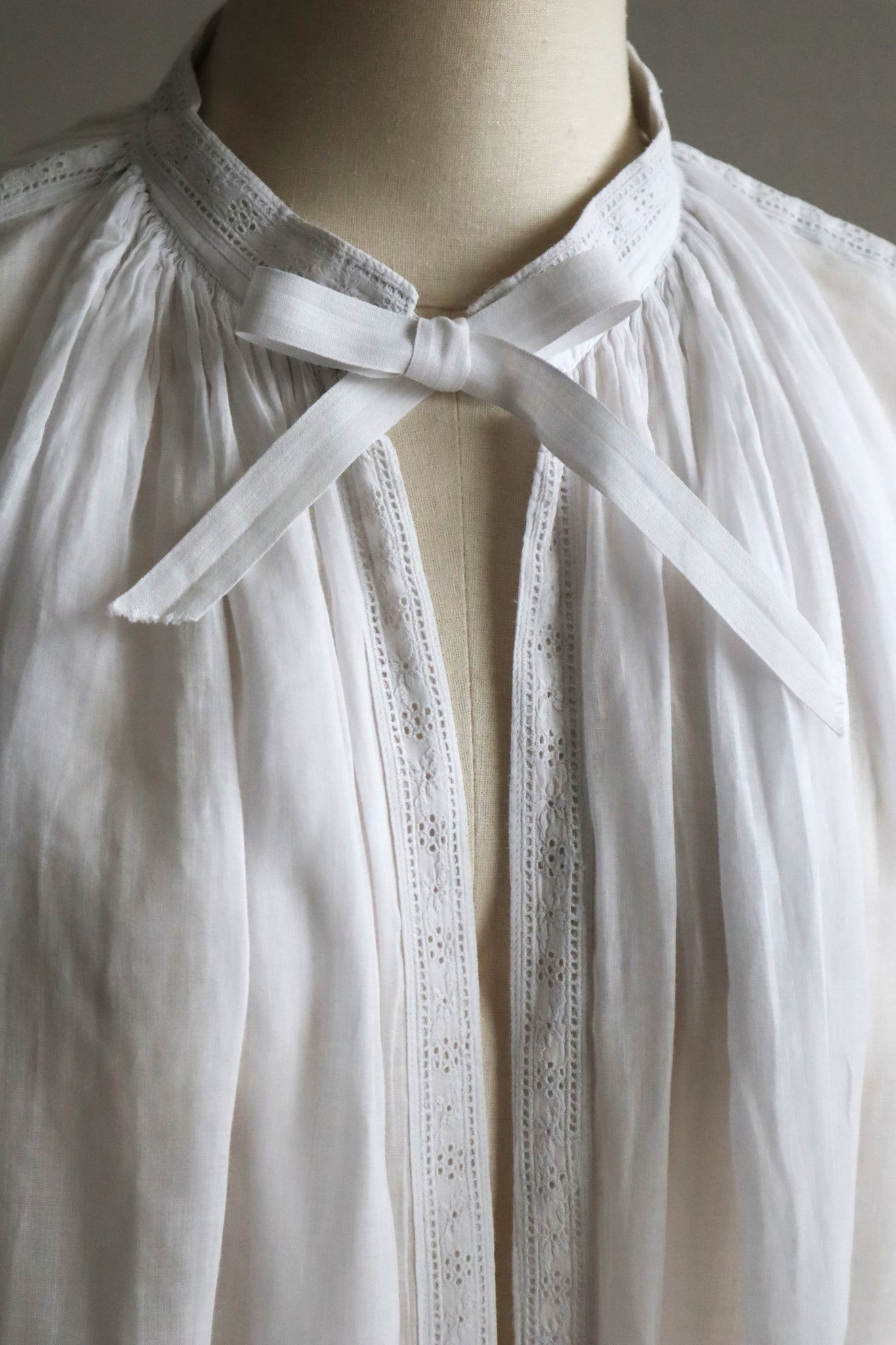 1900s Cornely Lace Church Smock Dress
