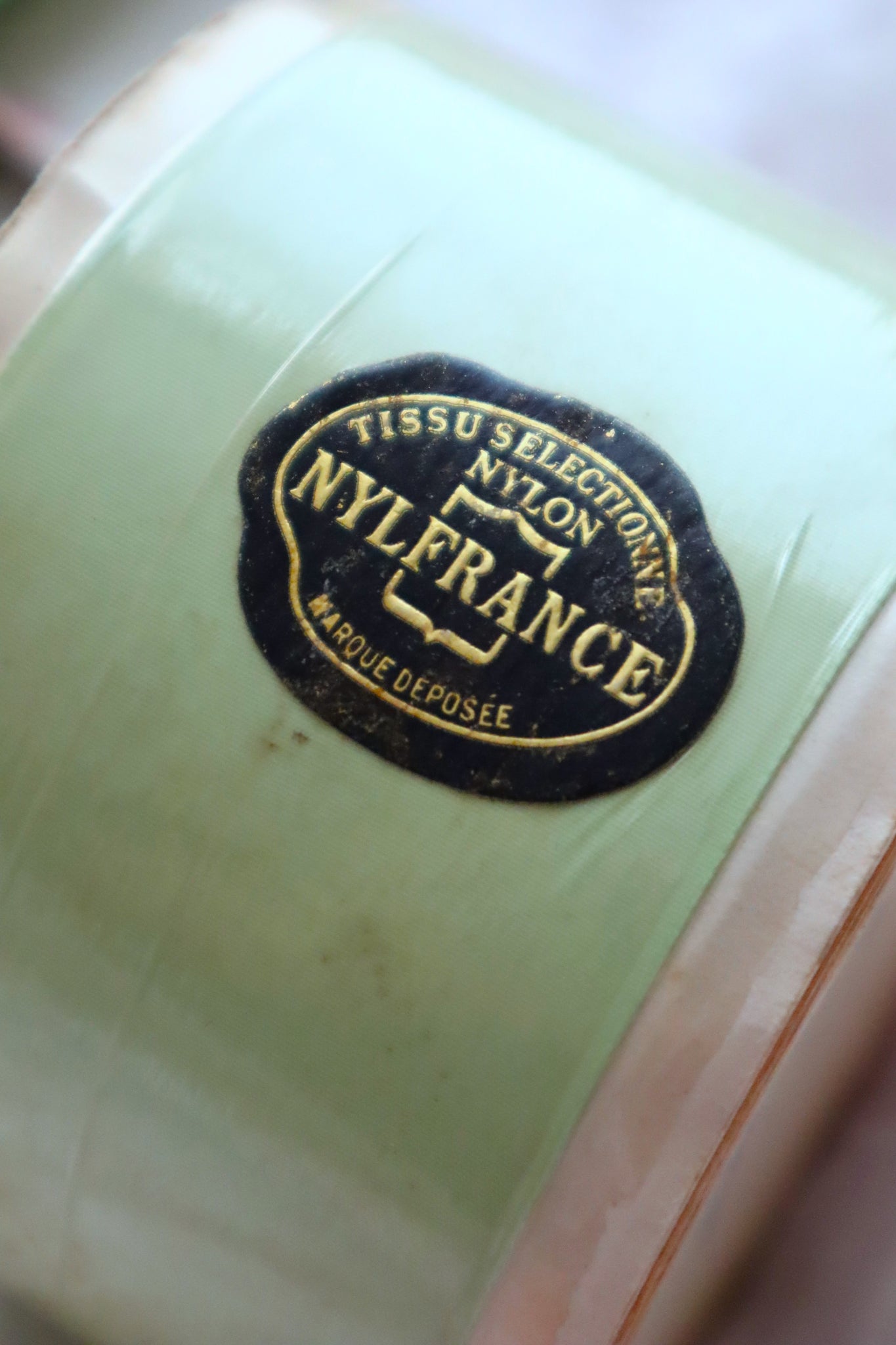 1960s French Deadstock Nylon Taffeta Ribbon Roll