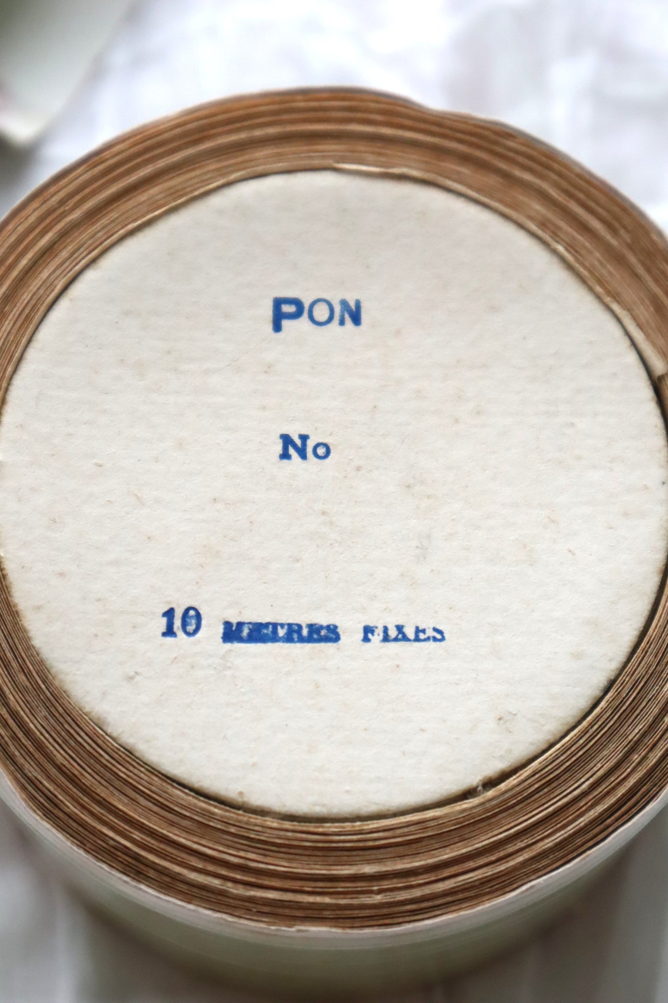 1960s French Deadstock Nylon Taffeta Ribbon Roll