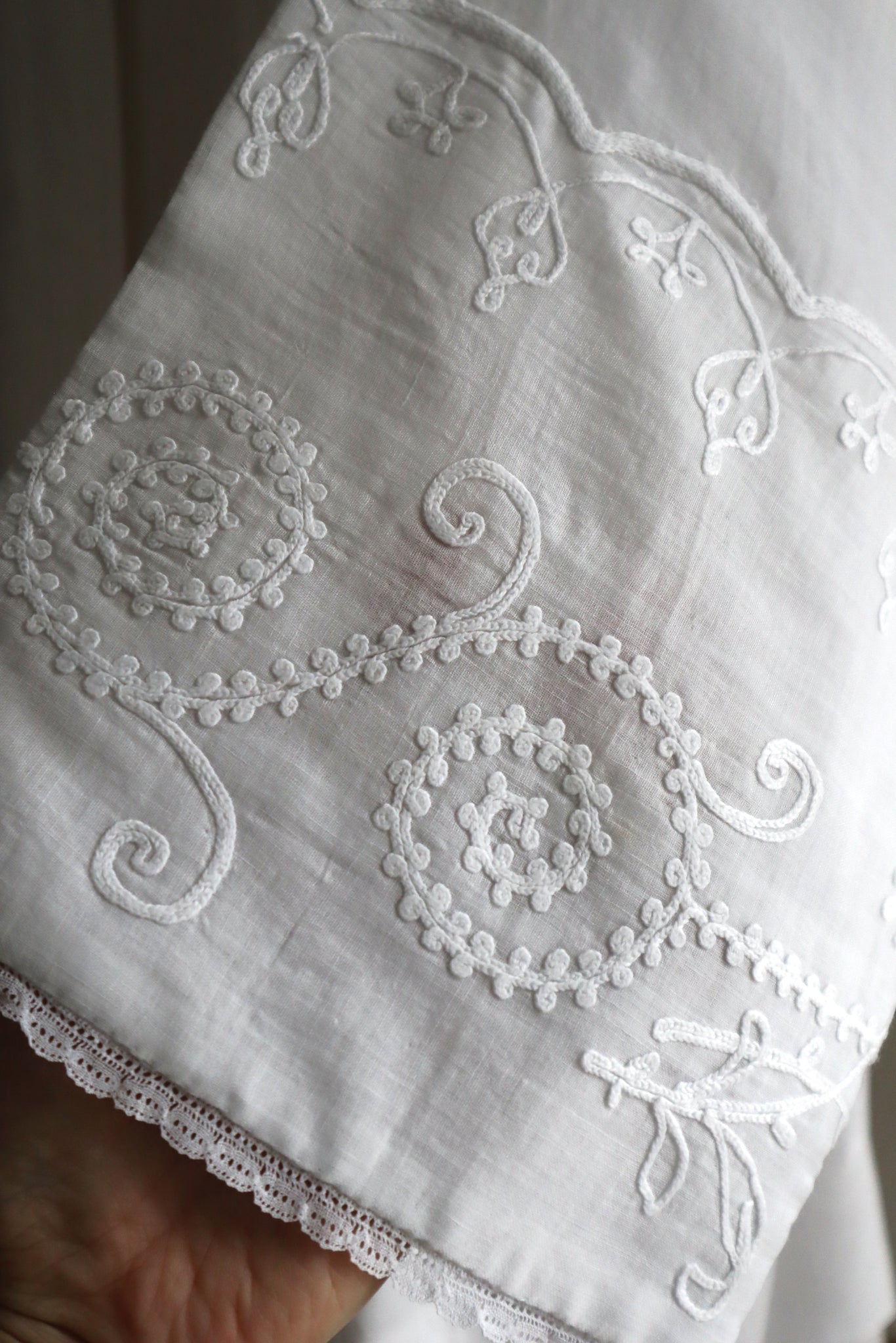 1900s Cornely Lace Church Smock Dress