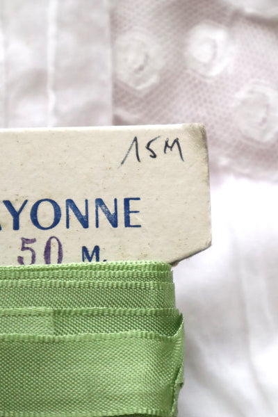 1940s–1950s French LE PICADOR Deadstock Rayonne Ribbon 15.5m