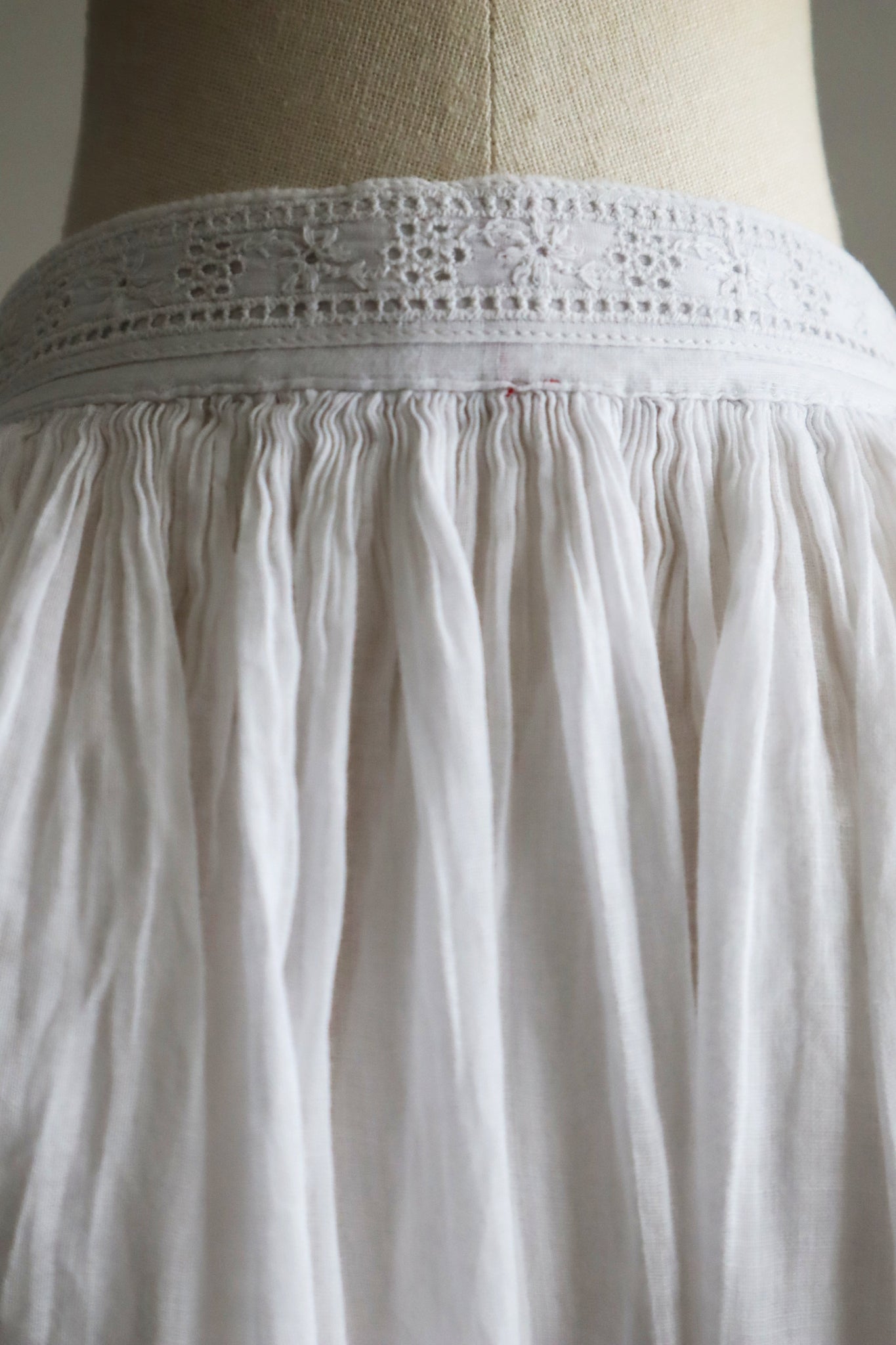 1900s Cornely Lace Church Smock Dress