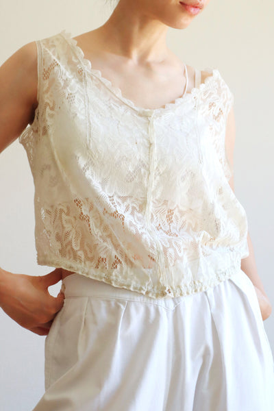 1910s Edwardian Lace Camisole