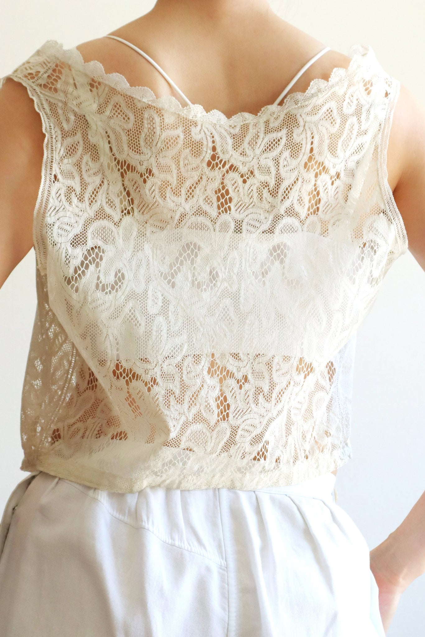 1910s Edwardian Lace Camisole