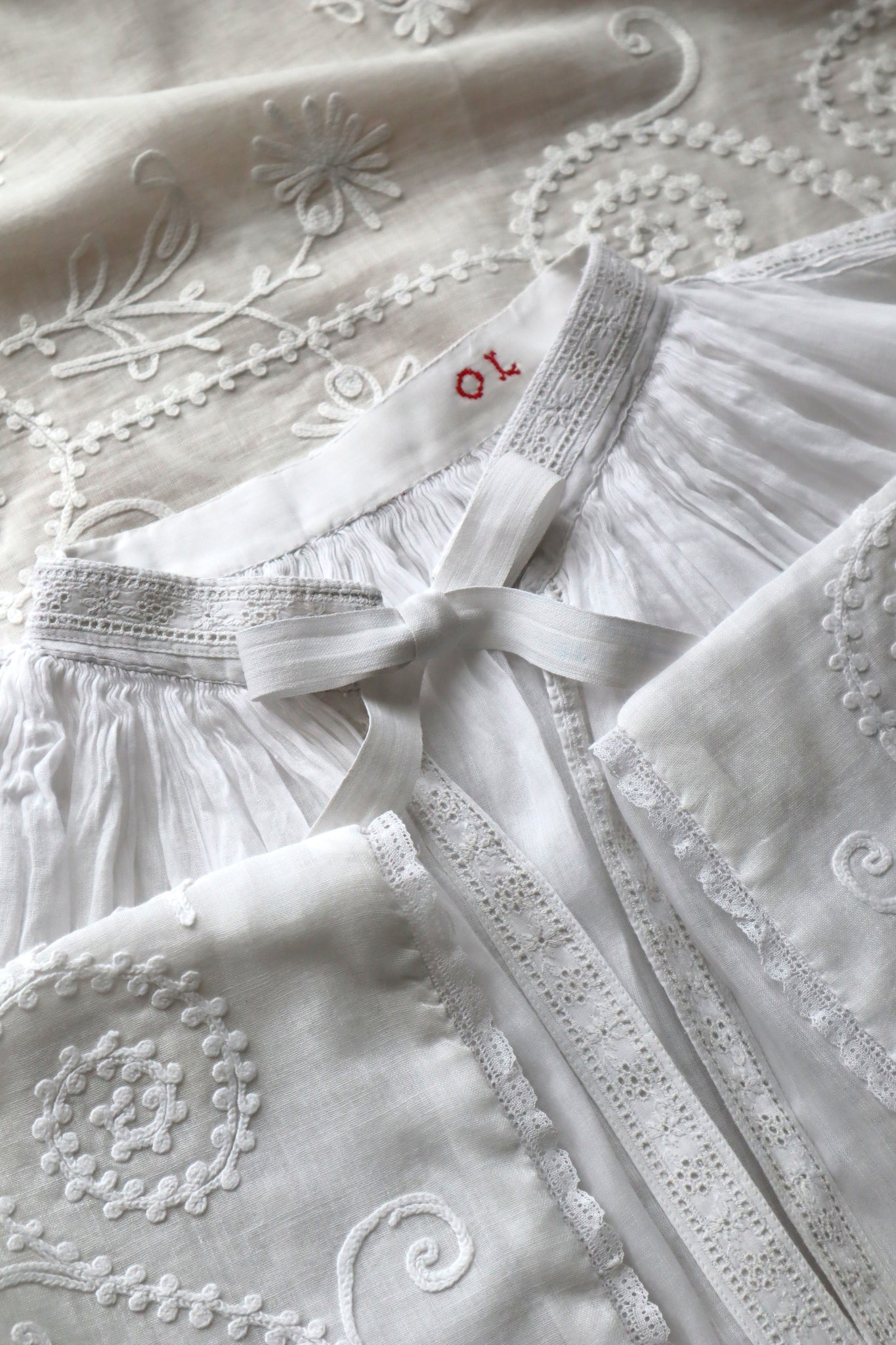 1900s Cornely Lace Church Smock Dress