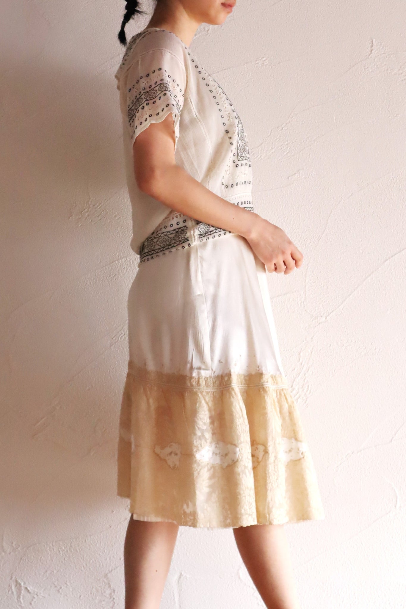 1930s Romanian Folk Embroidered Blouse