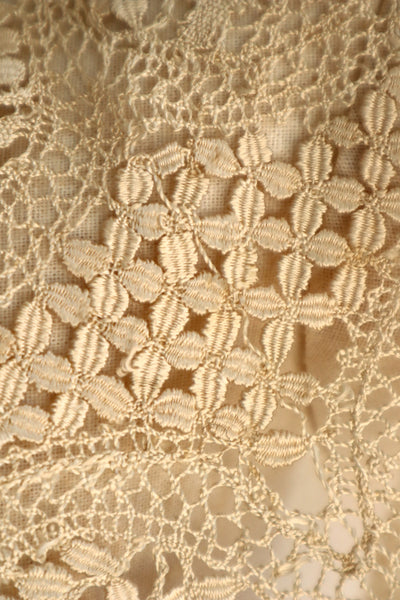 1900s Silk Maltese Lace Collar