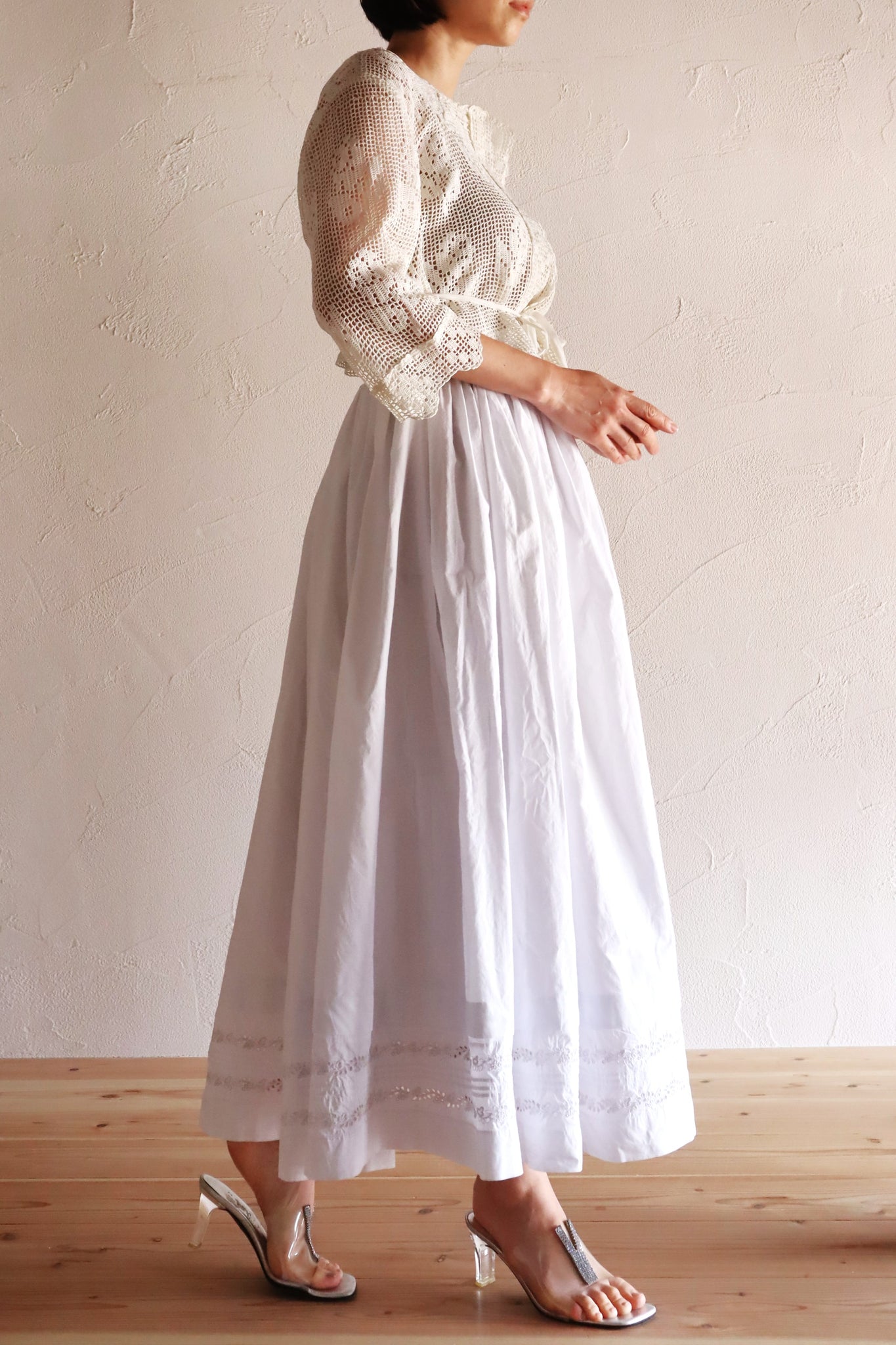 1910s~1920s Crochet Cotton Blouse