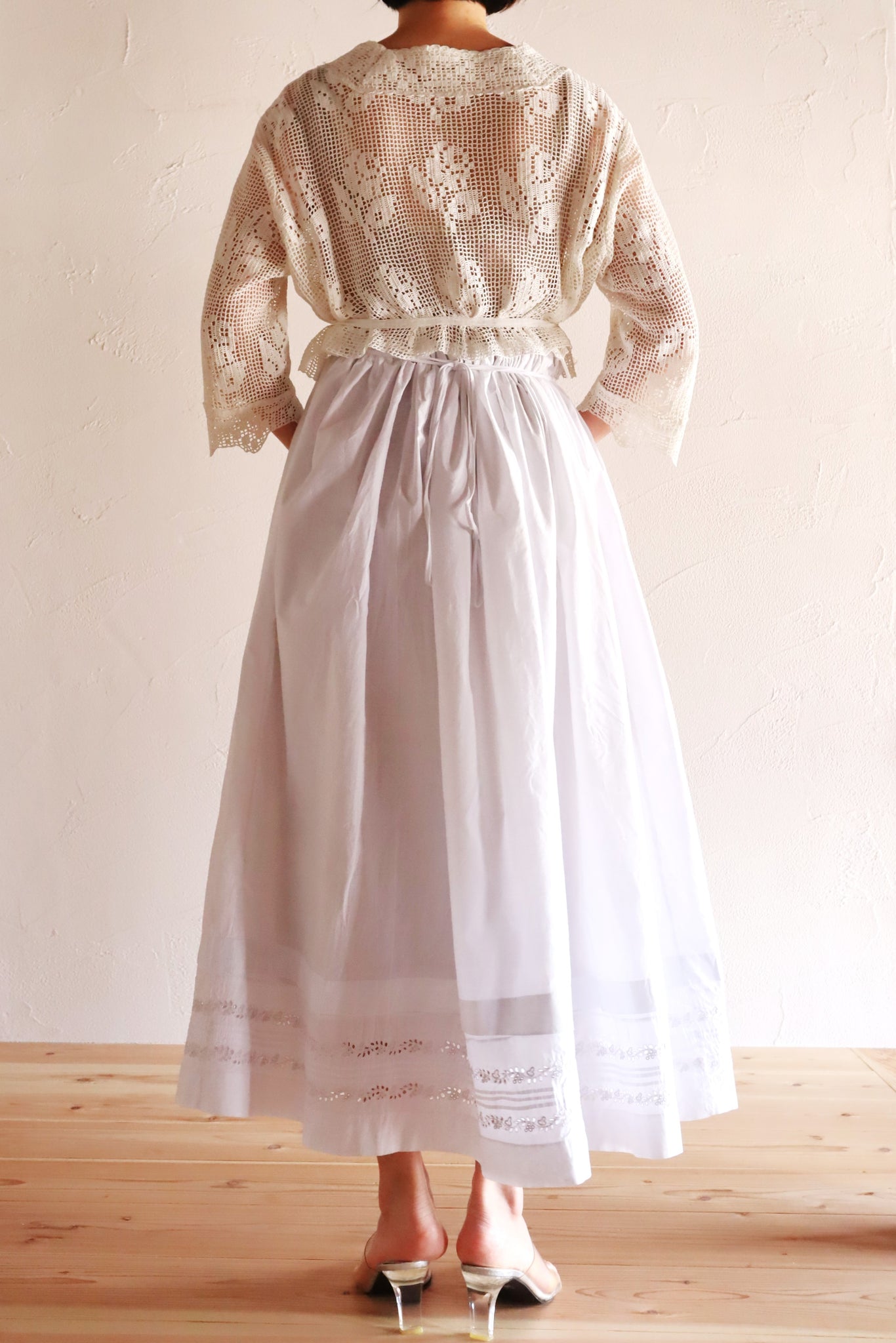 1900s~1900s Voluminous Cotton Skirt