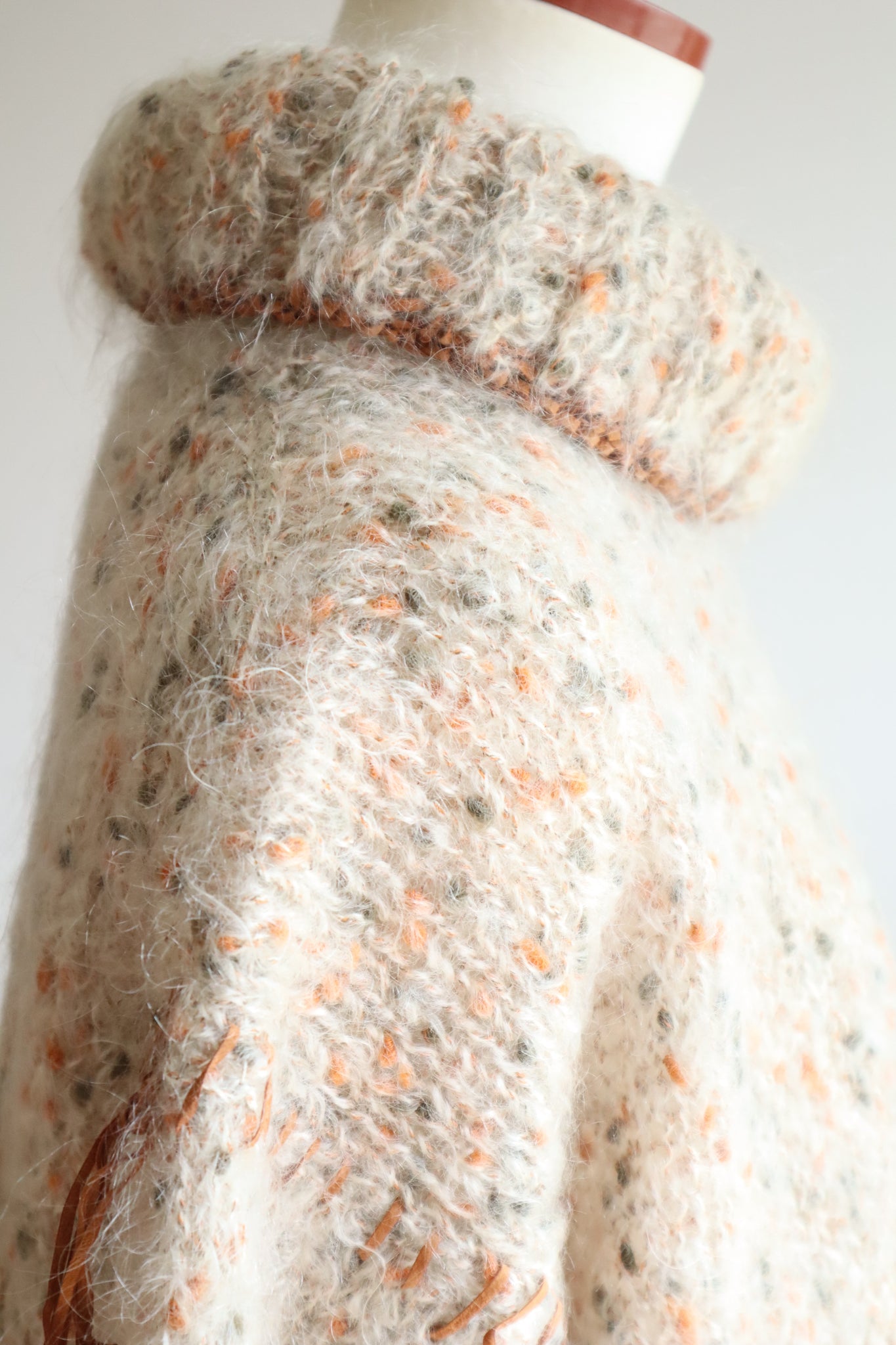 80s Hand Knit Mix Mohair Sweater