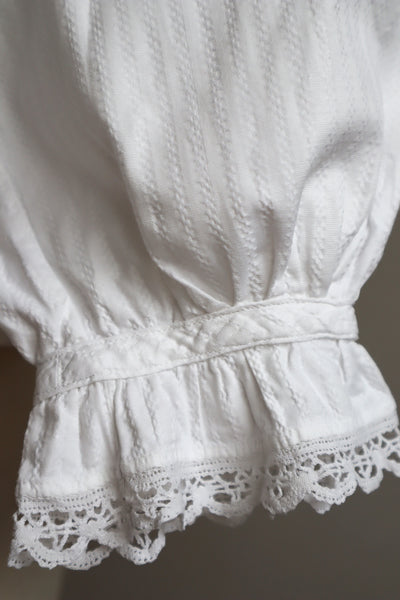 1900s Side Open Tuck Design Blouse