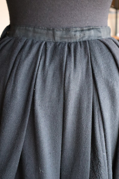 19th French Wool Skirt