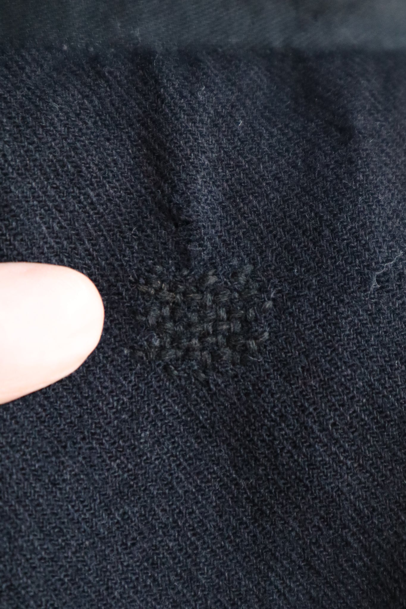 19th French Wool Skirt