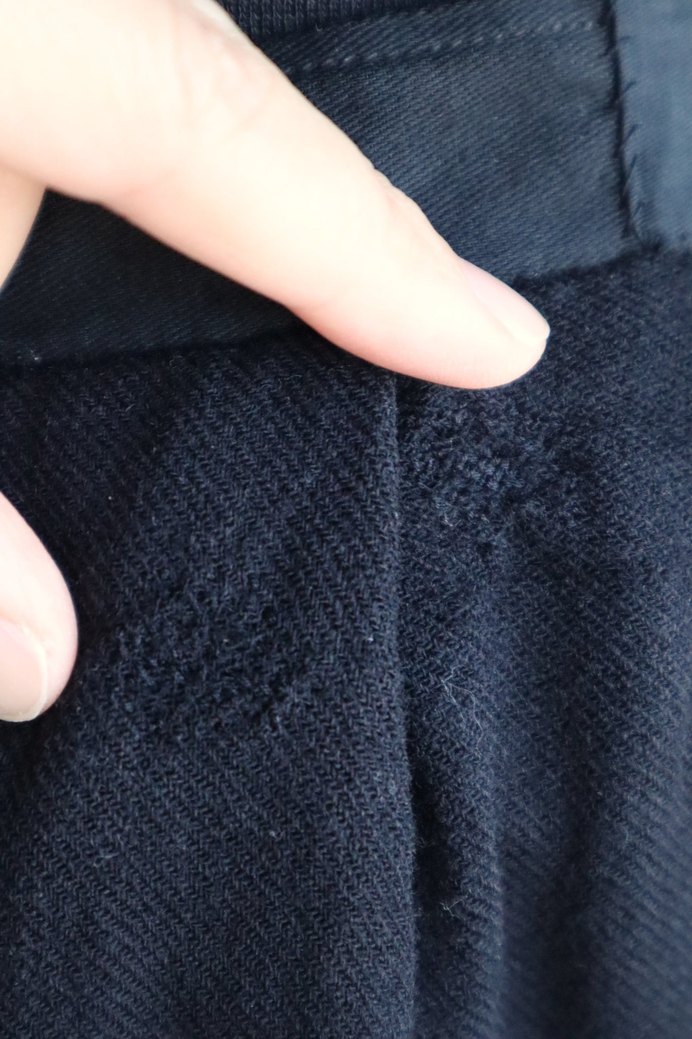 19th French Wool Skirt