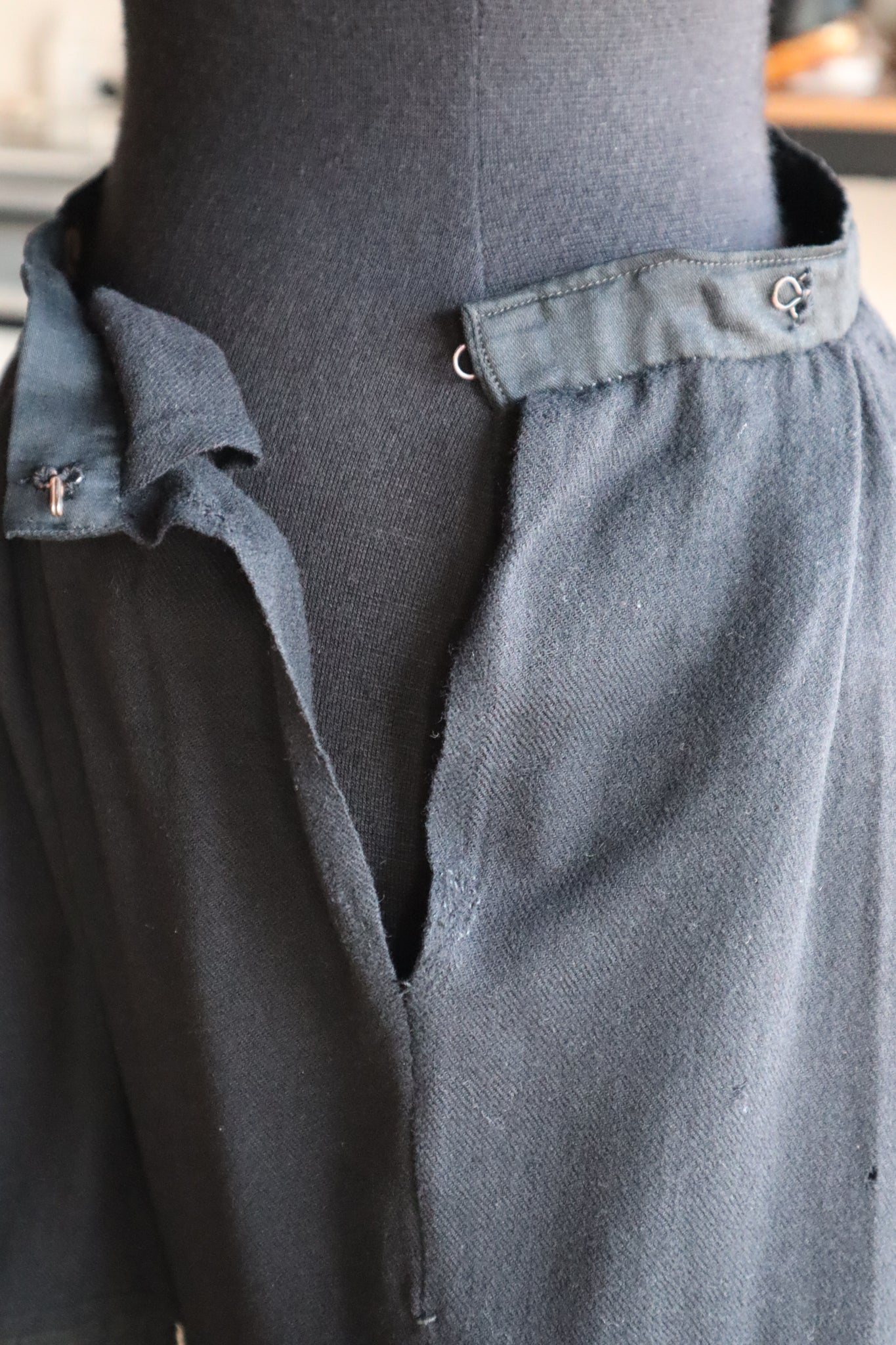 19th French Wool Skirt