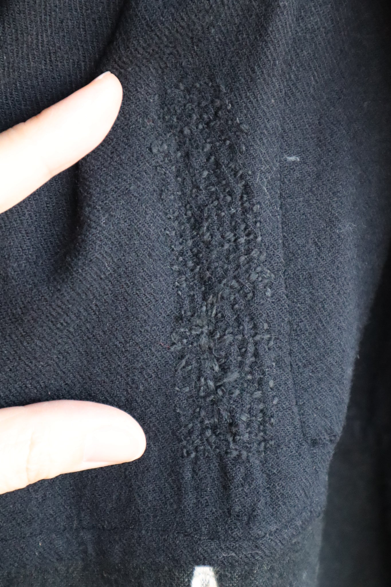 19th French Wool Skirt