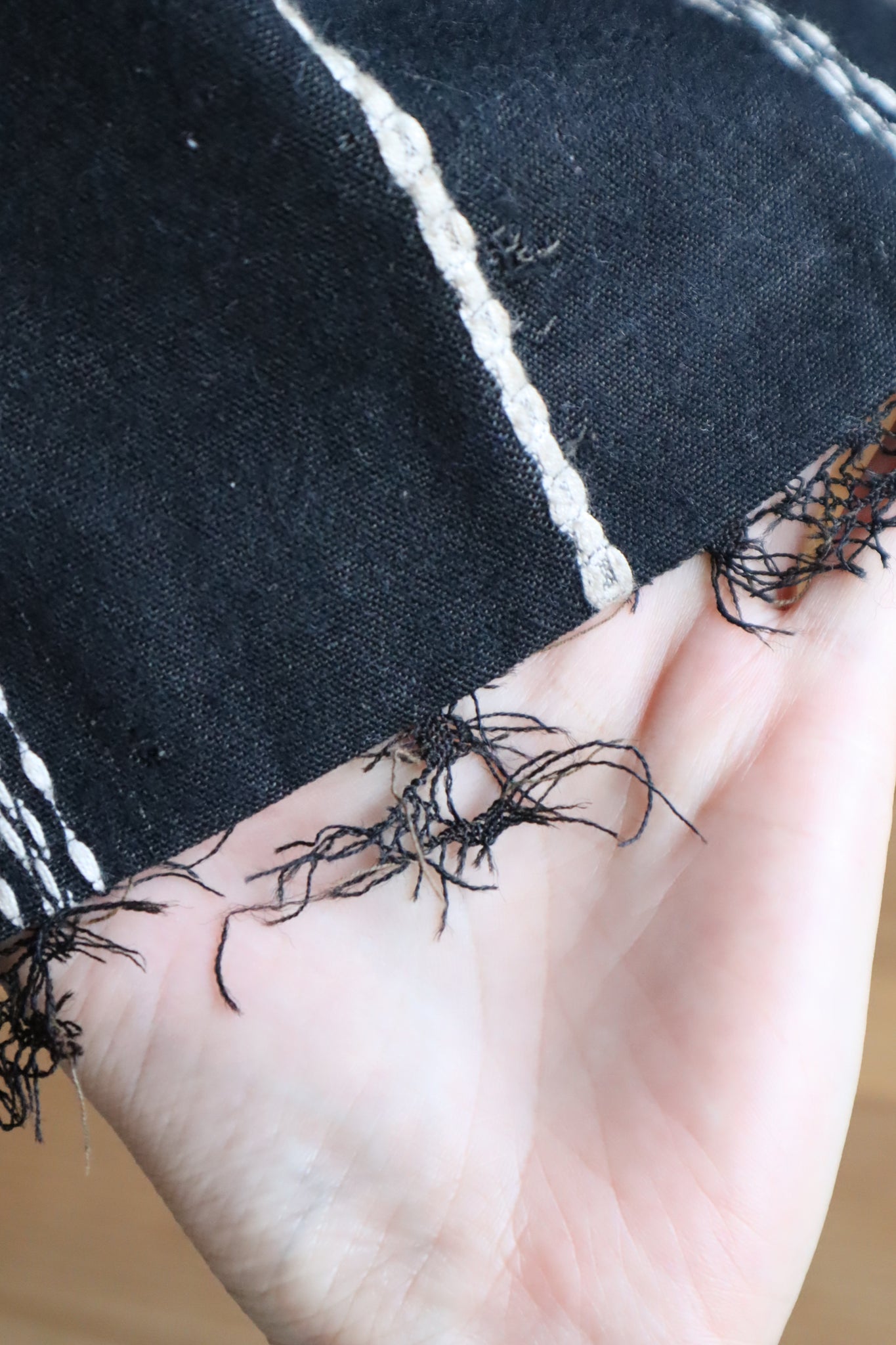 19th French Wool Skirt