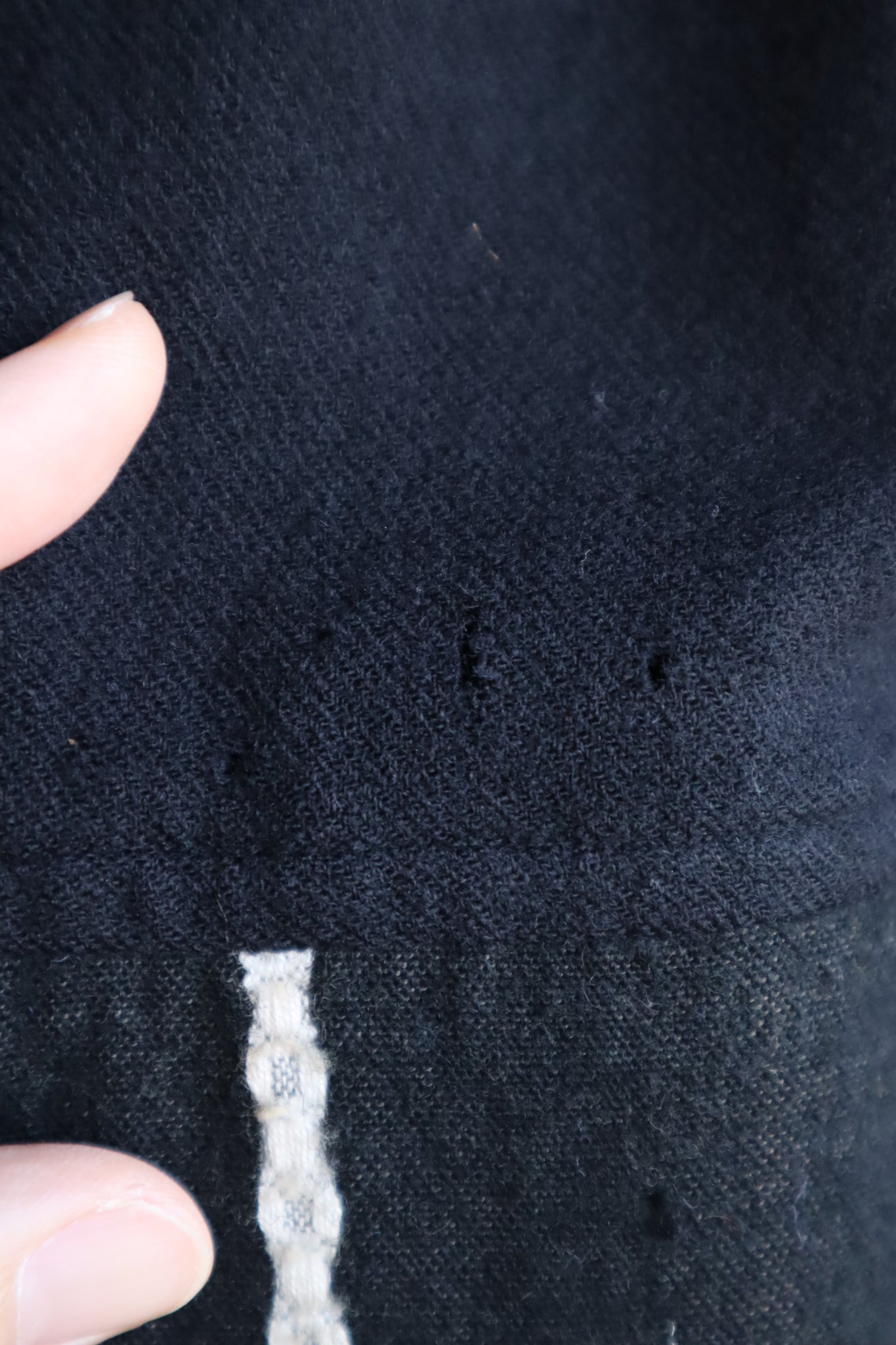 19th French Wool Skirt