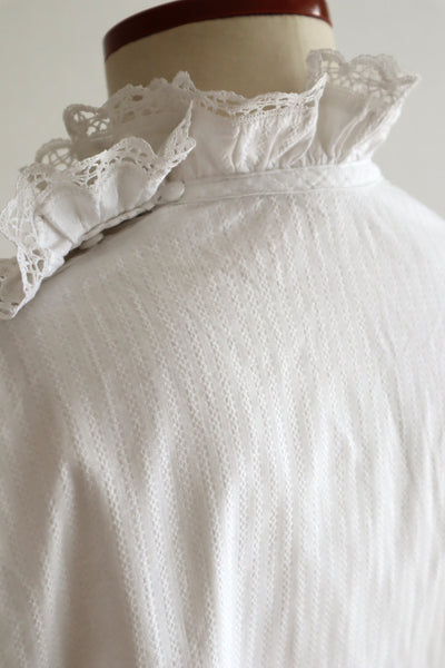 1900s Side Open Tuck Design Blouse