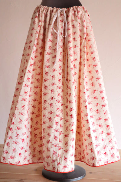 19th French Flannel Skirt