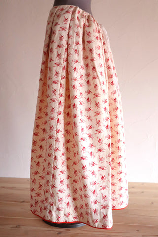19th French Flannel Skirt