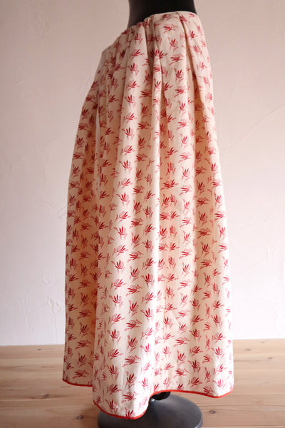 19th French Flannel Skirt