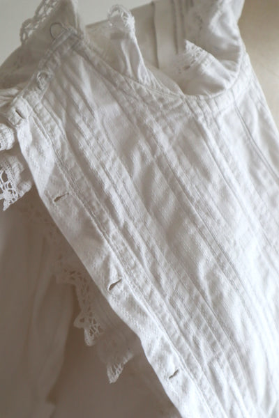 1900s Side Open Tuck Design Blouse