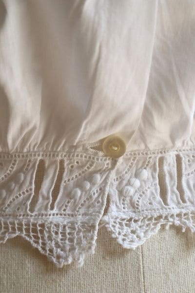 1910s Bobbin Lace Corset Cover