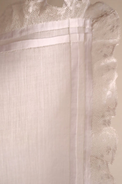 1900s French Drawnwork Handkerchief