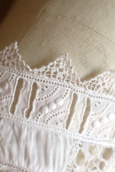 1910s Bobbin Lace Corset Cover
