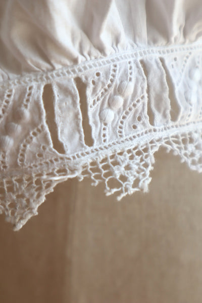 1910s Bobbin Lace Corset Cover