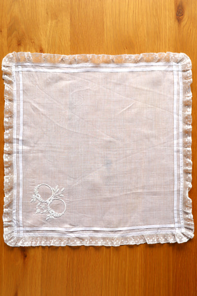 1900s French Drawnwork Handkerchief