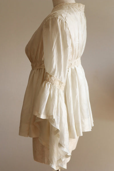 19th Silk Bed Jacket Size XXS