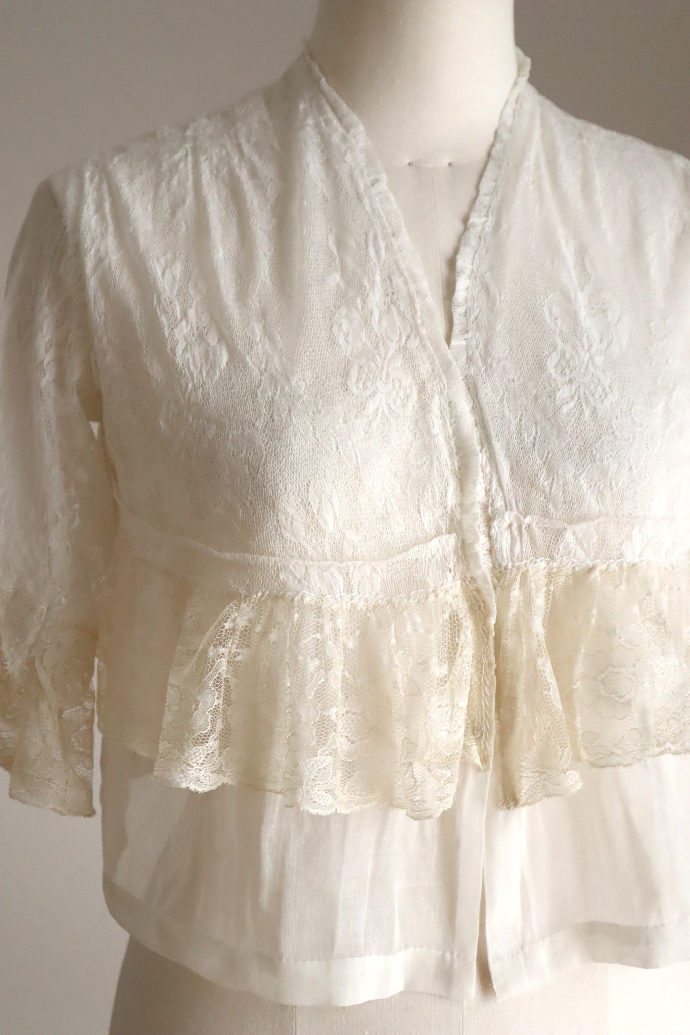 1900s–1910s Cotton Lace Jacket