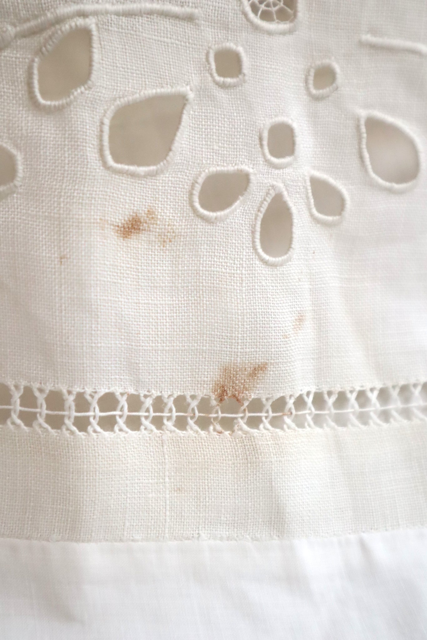 1900~1920s Linen Church Dress