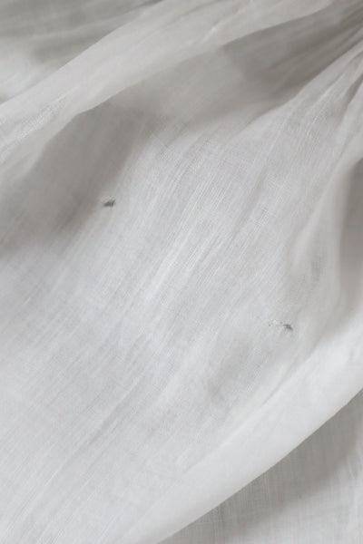1900s Edwardian Muslin Cotton Embroidered Blouse