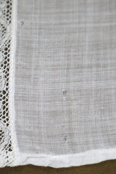 1900s Edwardian Muslin Cotton Embroidered Blouse