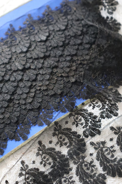 1900s–1920s Antique English Cotton Tulle Lace Bundle